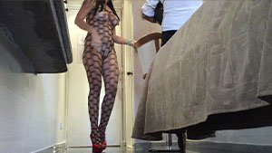 Watch video Hot Bodystocking and Nice Intereacion With Room Service Girl (Ruby)
