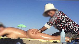 Horny Massage At Nude Beach (Astrid)